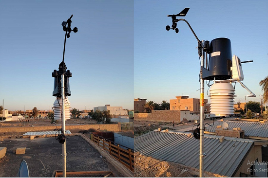 نصب وتشغيل محطة للأنواء الجوية في قضاء الرطبة